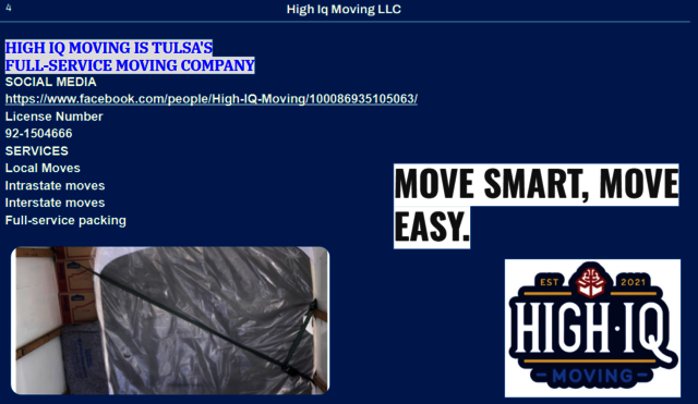 HIgh iq Moving LLC 4 Picture Box