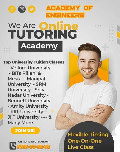 B Online University Tutor