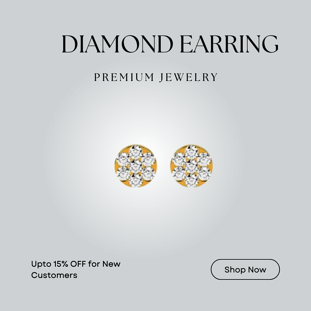 Diamond Earrings (13) Diamond EARRINGS From GodaHaridev Jewells