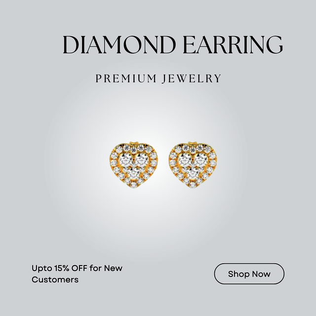 Diamond Earrings (12) Diamond EARRINGS From GodaHaridev Jewells