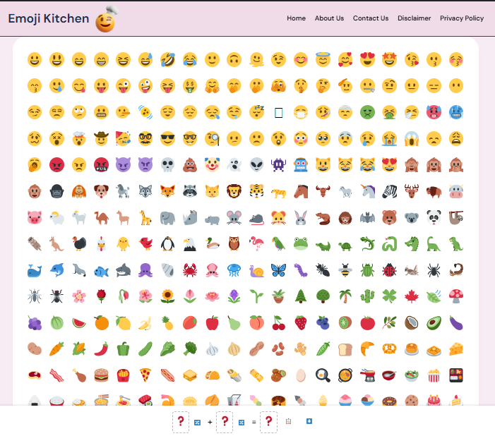 Emoji Kitchen Emoji Kitchen