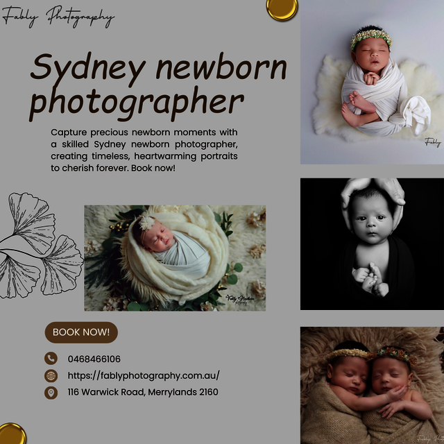 Sydney newborn photographer Fably Photography