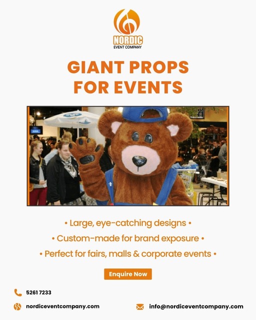 Maskot kostume til Bilka og butikker Nordic Event Company