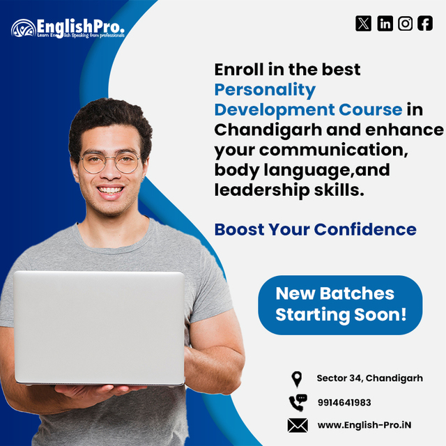 Enroll in the best Personality Development Course  English-pro