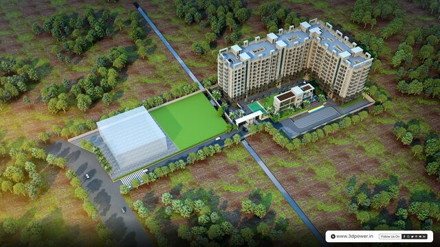 3D Township Walkthrough Services in Hyderabad 3D Architectural Visualoization Services in Bangalore