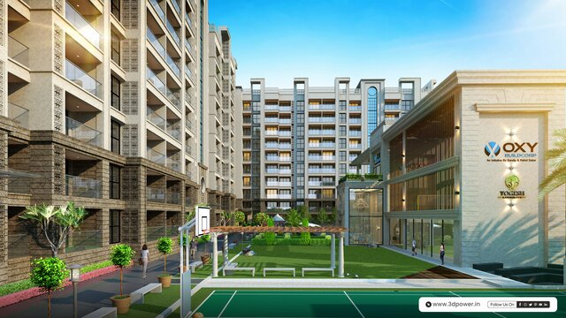 Affordable 3D Town Planning Walkthrough in Coimbat 3D Architectural Visualoization Services in Bangalore