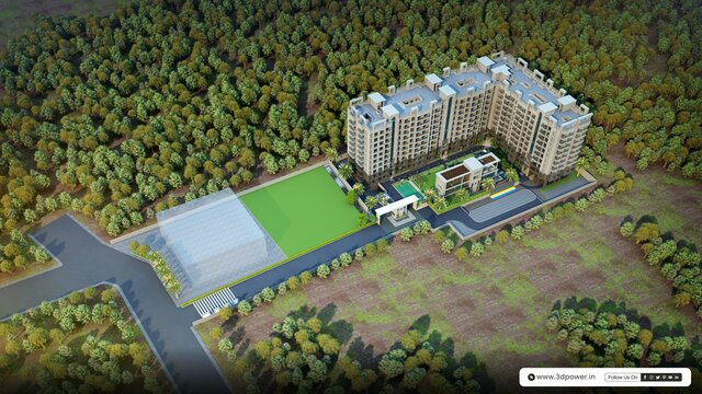 Affordable 3D Township Rendering Services in Thane 3D Architectural Visualoization Services in Bangalore