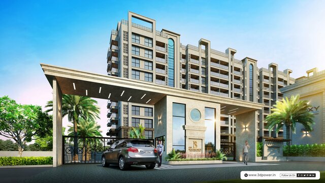 Top 3D Residential Township Walkthrough in Nashik 3D Architectural Visualoization Services in Bangalore