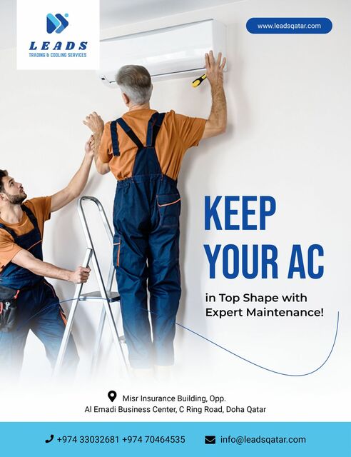 Air conditioner maintenance Doha Picture Box