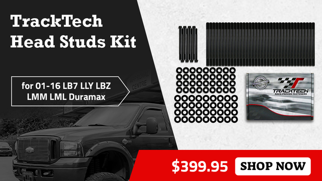 TrackTech Head Studs Kit for 01-16 LB7 LLY LBZ LMM Picture Box