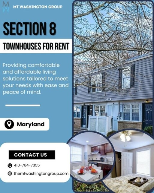 Section 8 Townhouses for Rent in Maryland Section 8 Housing In maryland