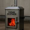 Compact Portable Incinerator for Efficient Home Waste Disposal
