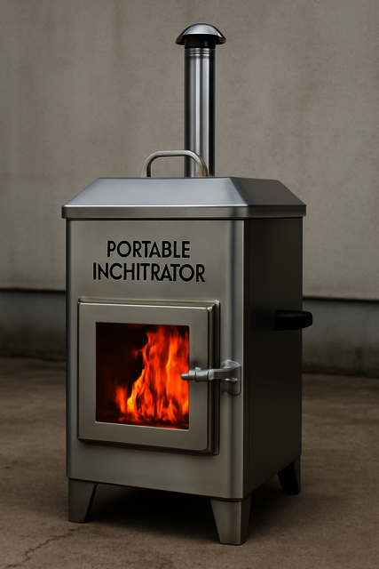 Portable Incinerator Compact Portable Incinerator for Efficient Home Waste Disposal