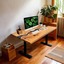 black leg desk - Copy - Height Adjustable desk