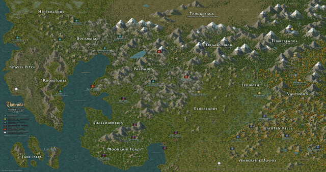 Thwendar North - Book Book Maps