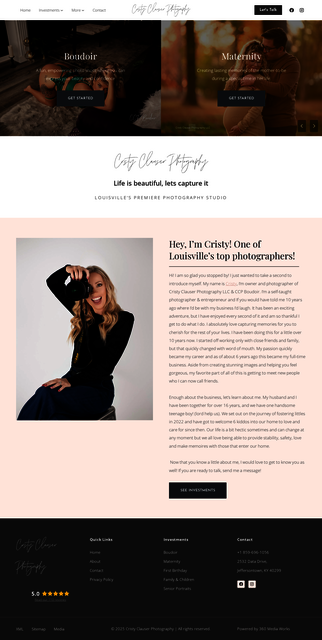 Cristy Clauser Photography - Boudoir, Maternity &  Cristy Clauser Photography LLC