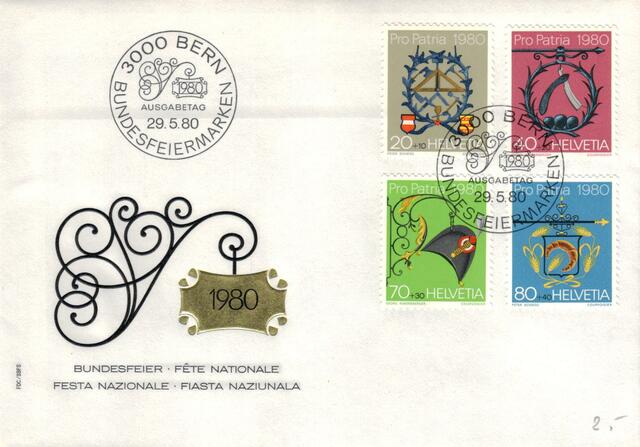 06052025170755 021 Schweiz Pro patria juventute 1965-1991 FDC