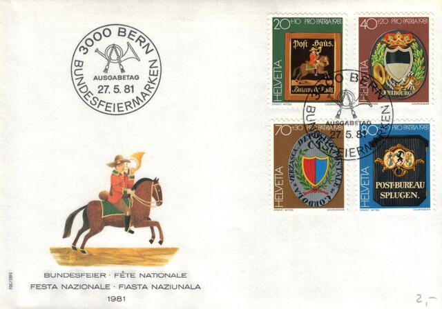 06052025170756 001 Schweiz Pro patria juventute 1965-1991 FDC