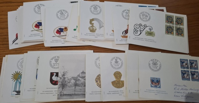 b9e21938-4c4d-4fdc-8425-b84eb804fac6 Schweiz Pro patria juventute 1965-1991 FDC
