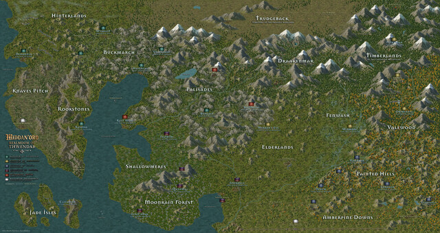 Thwendar Book Maps