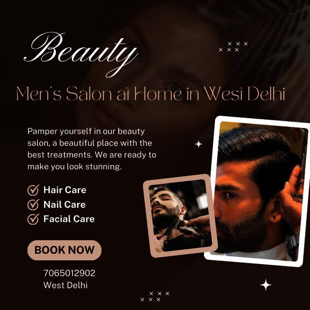 Men’s Salon at Home in West Delhi Picture Box