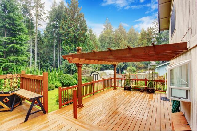 Timber Deck with Railing – Alpharetta Deck Contrac Picture Box