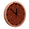 Wooded  wall clock - Wooded  wall clock