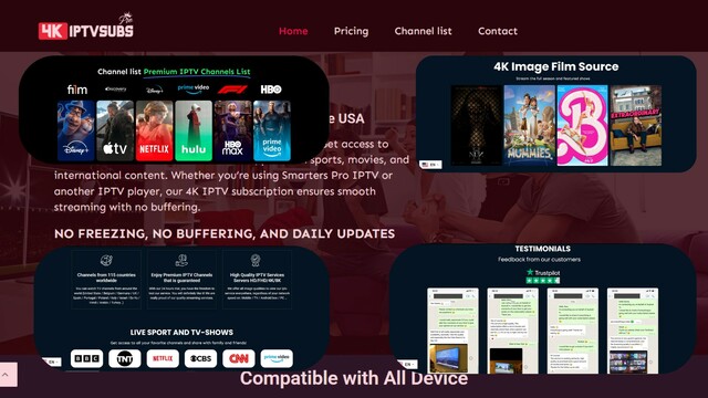 4K IPTV EXPERIENCE Picture Box