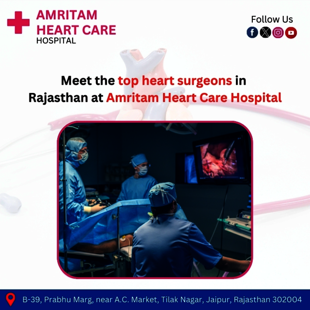 meet the top heart surgeon in rajasthan at amritam Amritam Heart Care