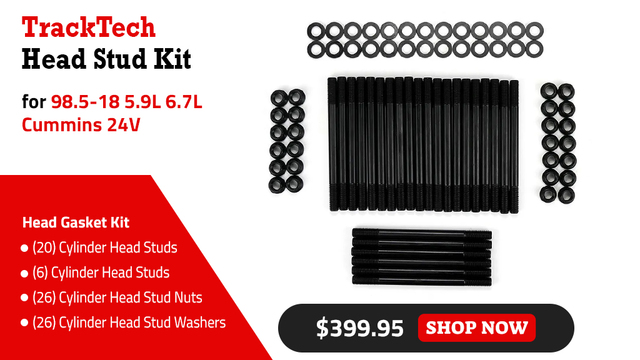 TrackTech Head Stud Kit for 98.5-18 5.9L 6 Picture Box