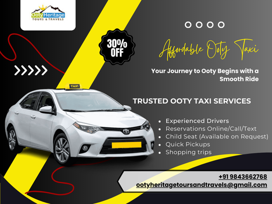 INCLUSIONS Ooty Heritage Tours And Travels Sightseeing