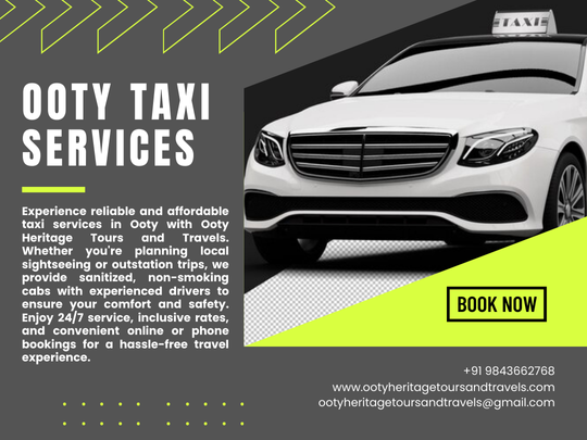 Ooty Kodaikanal Tour packages Ooty Heritage Tours And Travels Sightseeing