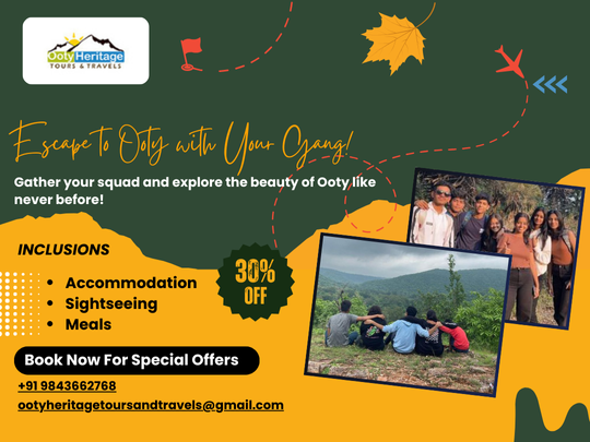 Time To Travel (1) Ooty Heritage Tours And Travels Sightseeing