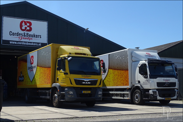 Cordes en Beukers MAN TGM 13-BFR-1 en Volvo FE 43- Truckfoto's