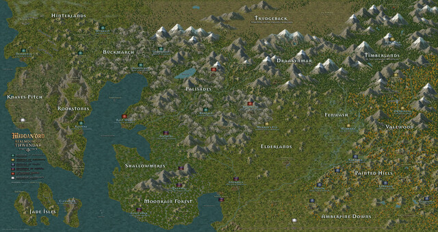 Thwendar Book Maps