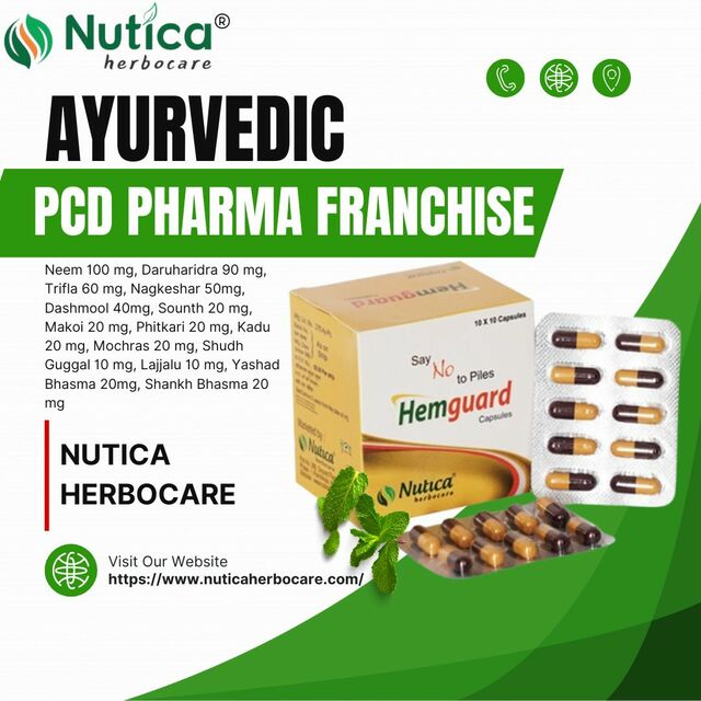 Ayurvedic pcd pharma franchise Nutica Herbocare