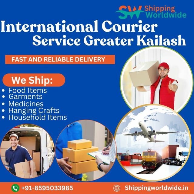 International Courier Service Greater Kailash Picture Box