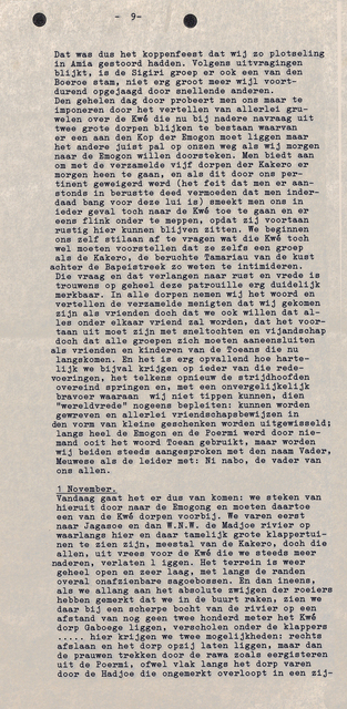 0030-1 Jan Verschueren - Patrouilleverslag Kampong AR-P027 20161 en 20224 Cees Meuwese