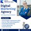Blue & White Modern Digital... - Digital Marketer