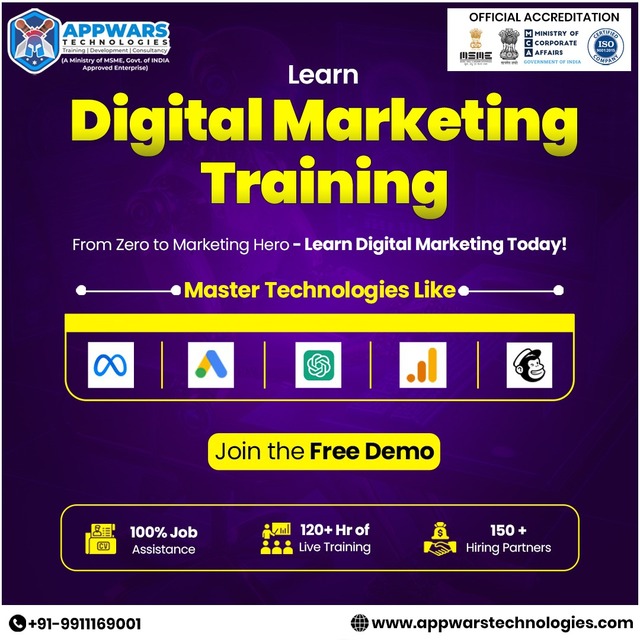 Digital Marketing Learn Digital Marketing form best Trainer's