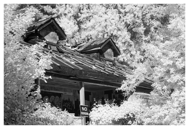 Abandoned 2025 2 Infrared photography