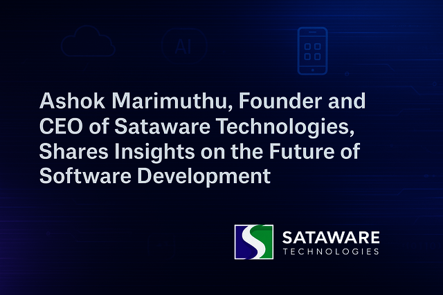 Ashok Marimuthu, Founder and CEO of Sataware Techn Picture Box