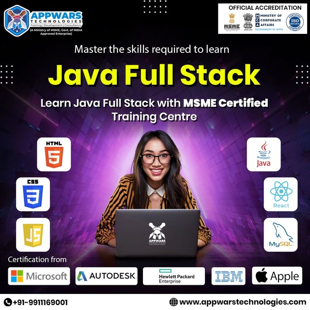 JAVA FULL STACK Learn Java Full Stack Training in NOida