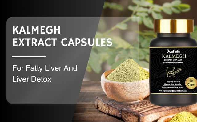 Kalmegh Capsules For Liver Detox Sushain