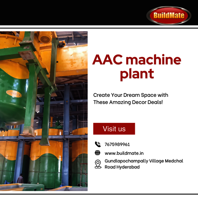 AAC machine plant in India|7675989961|Buildmate Buildmate2
