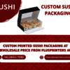 Sushi Packaging - Custom Packaging Printing Boxes With Free Shipping