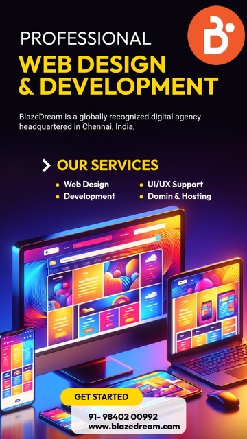 Website Design Service Ad Template - Made with Pos Picture Box