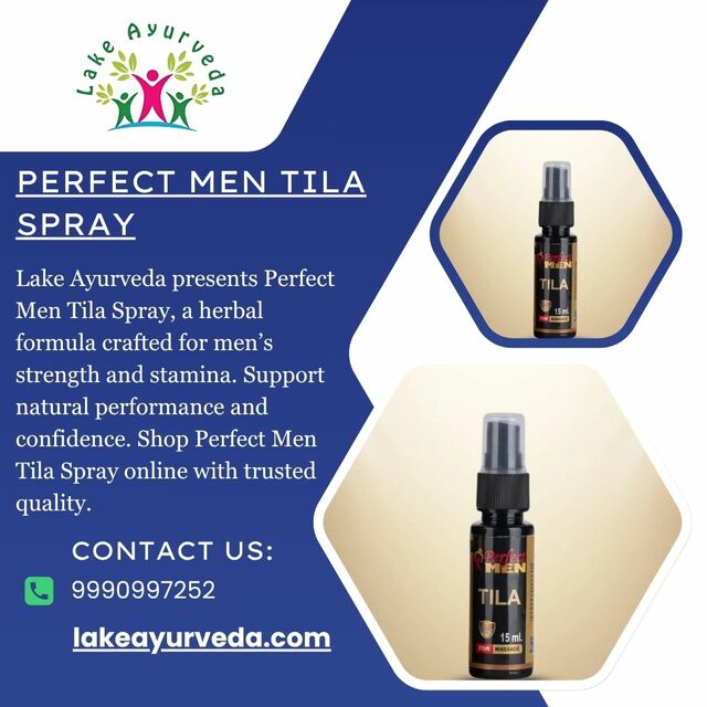 Buy Perfect Men Tila Spray Online  Herbal Stamina  Lake Ayurveda