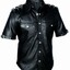 Leather Buckle Shirt - Leather Shirts