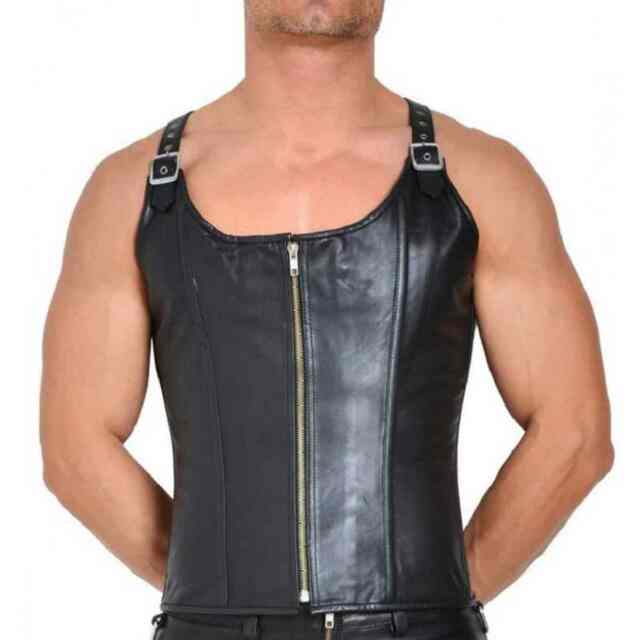 Leather Vest Harness Leather Vest
